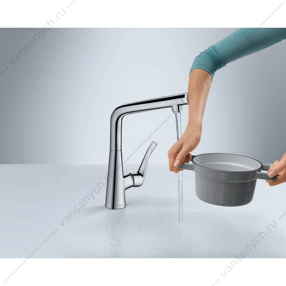Смеситель для  кухни HANSGROHE Metris Select 14883000