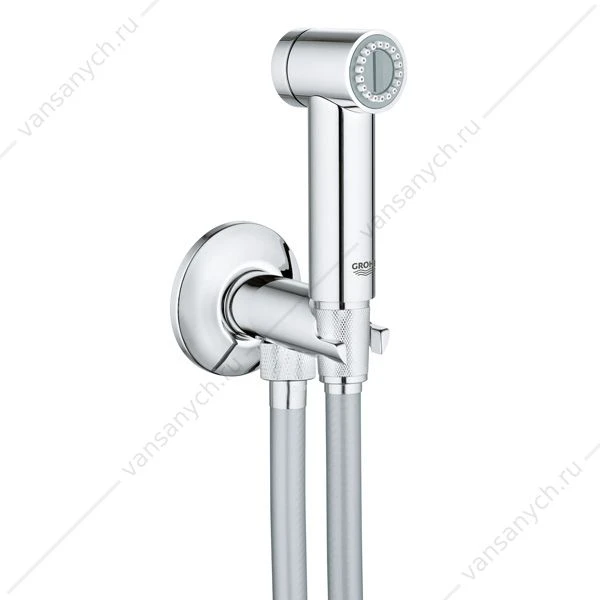 GROHE. Гигиенический душ Sena с вентилем, душевой шланг Silverflex 1250 мм, 26332000