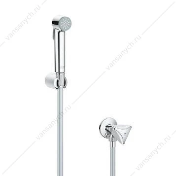 GROHE. Гигиенический душ Tempesta-F, с угловым вентилем, душевой шланг Silverflex 1250 мм, 27514001