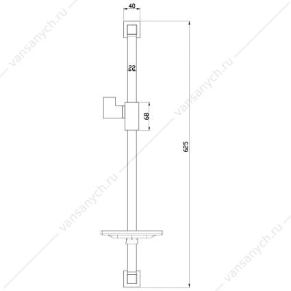 Комплект аксессуаров для душа Lemark LM8068C