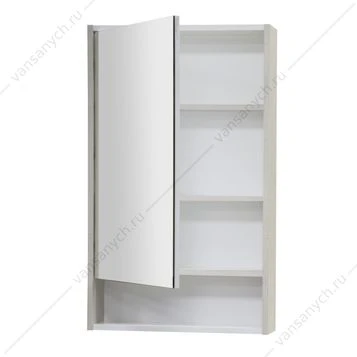 Зеркало-шкаф Рико 50 Белый/Ясень фабрик 1A212302RIB90