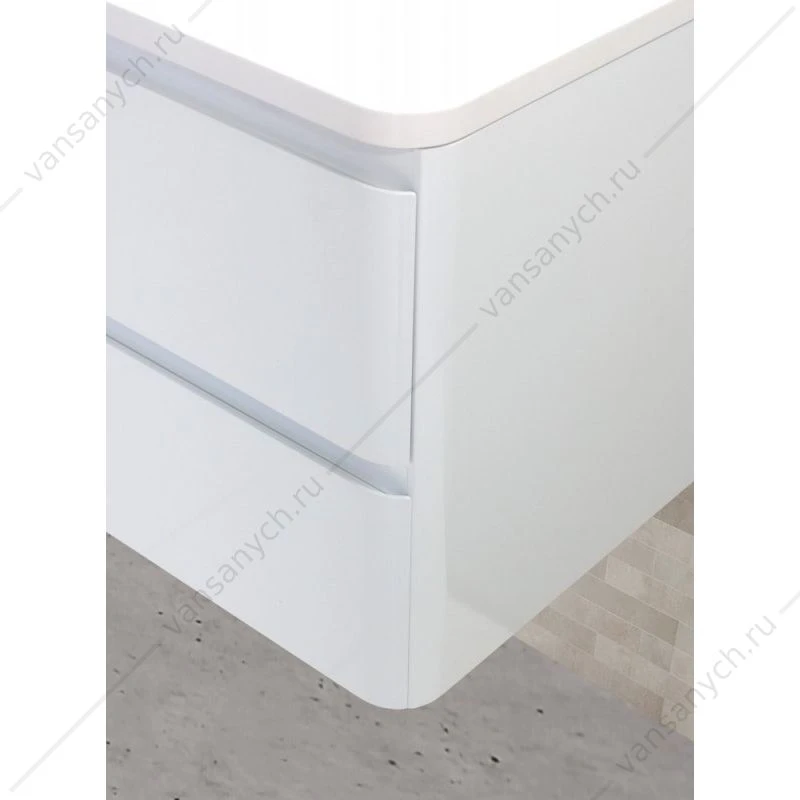 Тумба под раковину 100см BelBagno ALBANO, Bianco Lucido, ALBANO-1000-2C-SO-BL