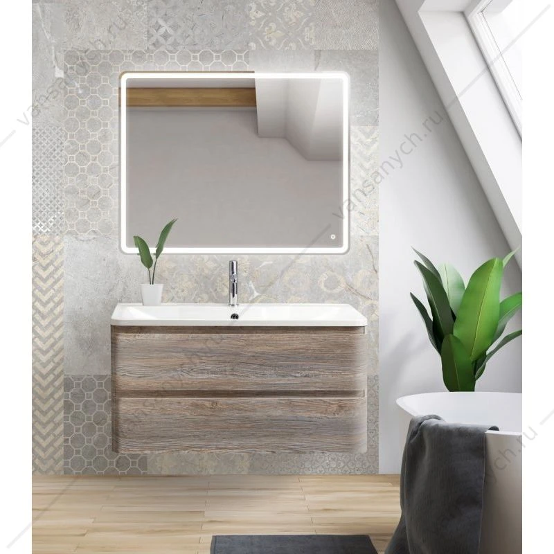 Тумба под раковину 100см BelBagno ALBANO, Pino Scania, ALBANO-1000-2C-SO-PS