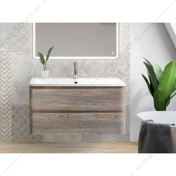Тумба под раковину 100см BelBagno ALBANO, Pino Scania, ALBANO-1000-2C-SO-PS