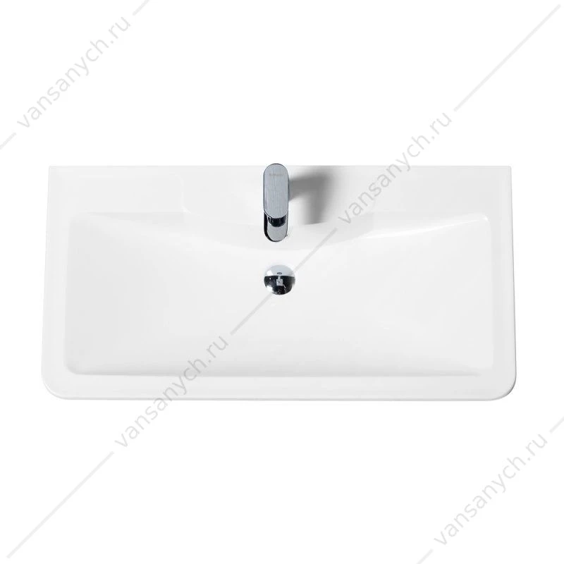 Раковина из литьевого мрамора 100см BelBagno, белый, BB1000/455-LV-MR-ALR