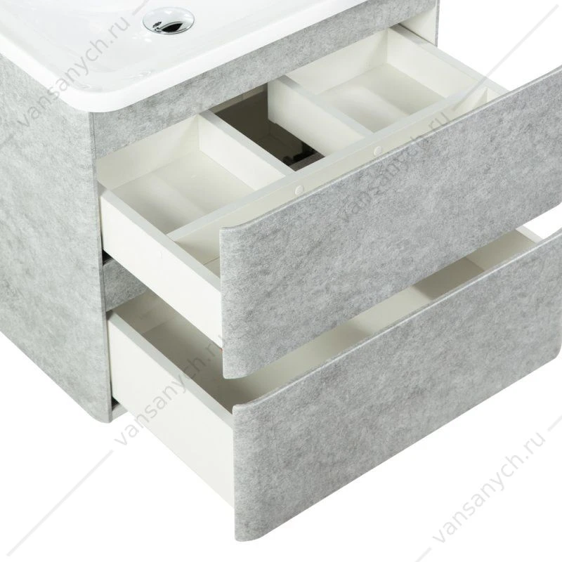 Тумба под раковину 60см BelBagno ALBANO, Rovere Nature Grigio, ALBANO-600-2C-SO-RNG
