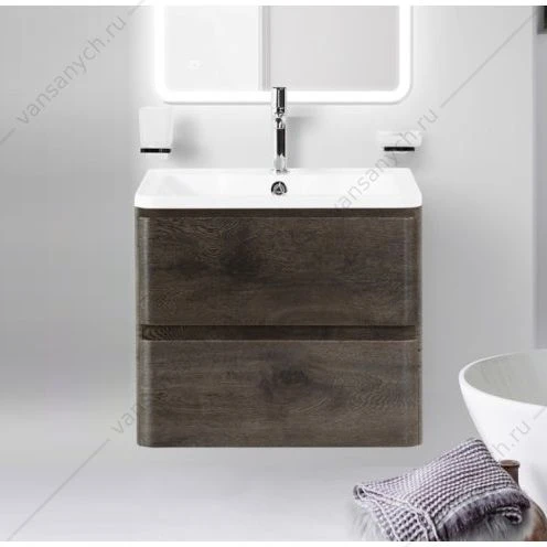Тумба под раковину 60см BelBagno ALBANO, Rovere Nature Grigio, ALBANO-600-2C-SO-RNG
