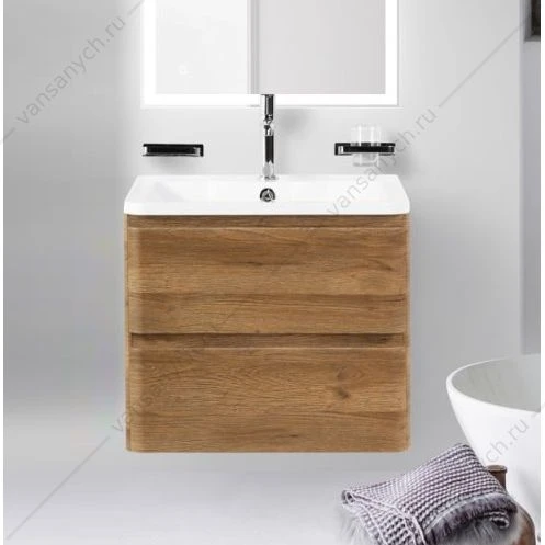 Тумба под раковину 60см BelBagno ALBANO, Rovere Rustico, ALBANO-600-2C-SO-RR