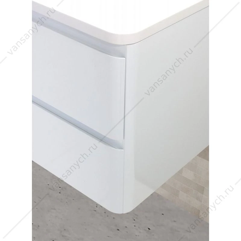 Тумба под раковину 120см BelBagno ALBANO, Bianco Lucido, ALBANO-1200-2C-SO-BL