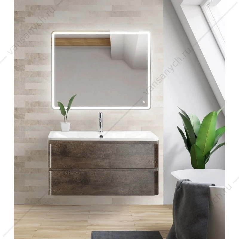 Тумба под раковину 120см BelBagno ALBANO, Rovere Nature Grigio, ALBANO-1200-2C-SO-RNG