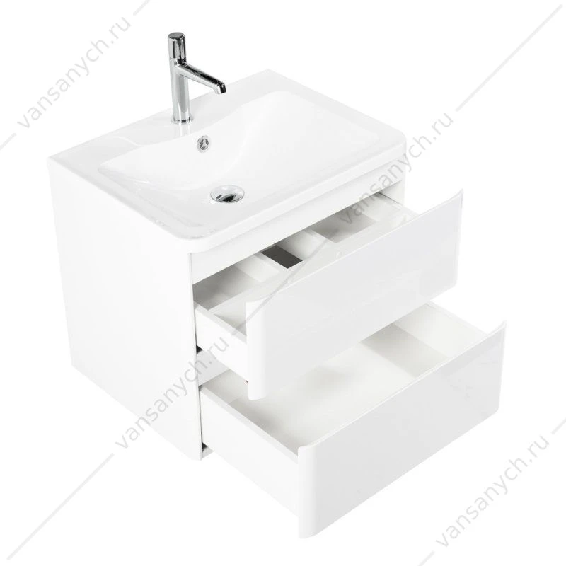 Тумба под раковину 70см BelBagno ALBANO, Bianco Lucido, ALBANO-700-2C-SO-BL