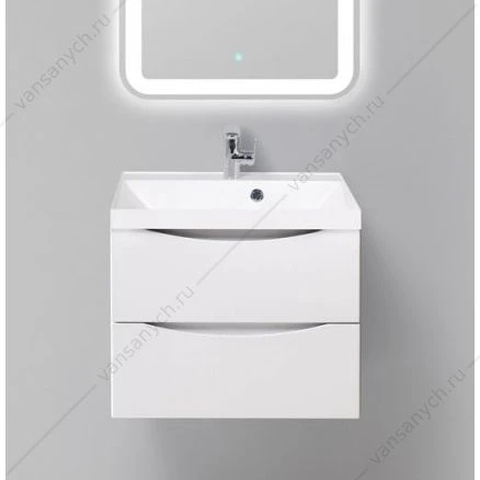 Тумба под раковину 60см BelBagno MARINO, Bianco Opaco, MARINO-600-2C-SO-BO-P