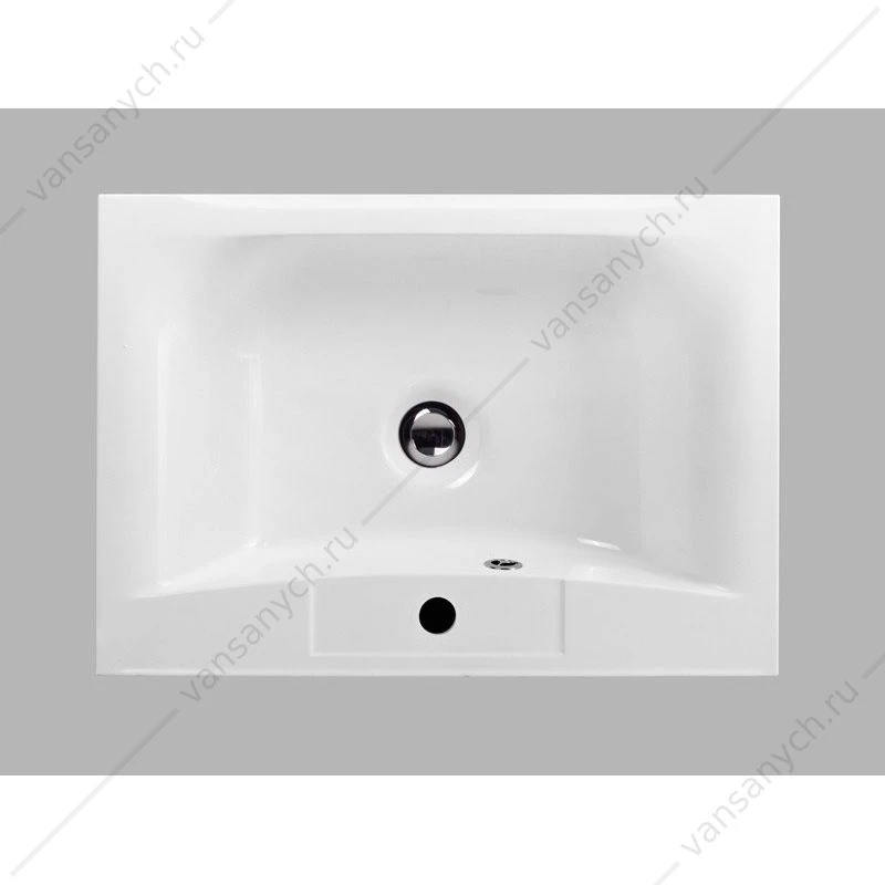 Раковина из иск. мрамора, 650x450x150, белый, BB650/450-LV-MR-PR