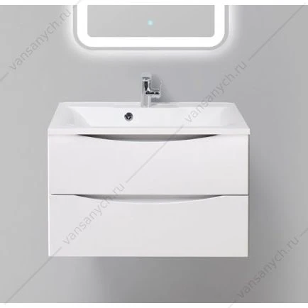 Тумба под раковину 75см BelBagno MARINO, Bianco Opaco, MARINO-750-2C-SO-BO-P