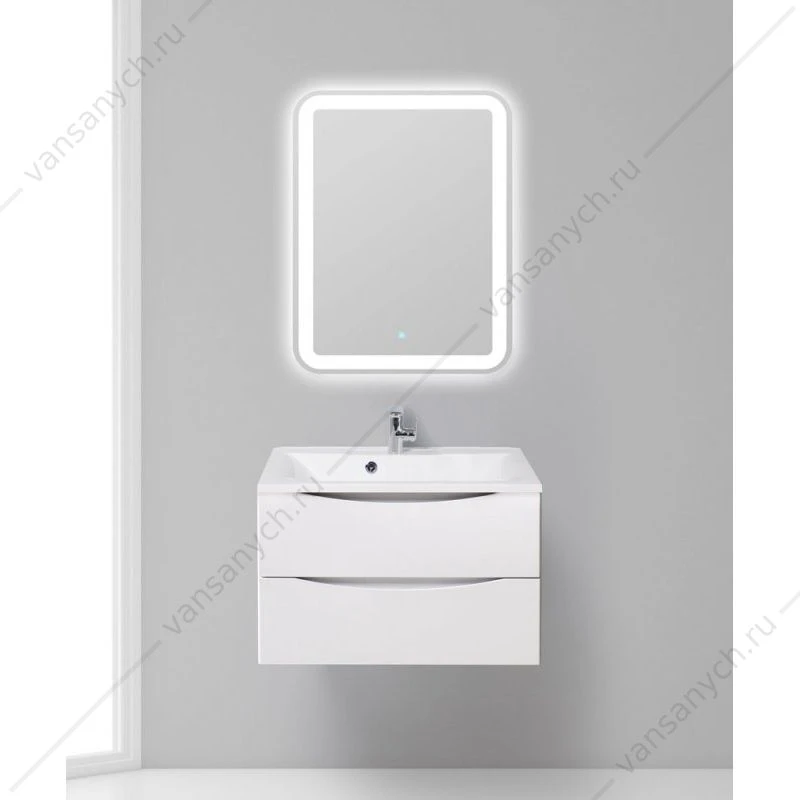 Тумба под раковину 75см BelBagno MARINO, Bianco Opaco, MARINO-750-2C-SO-BO-P