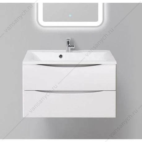 Тумба под раковину 80см BelBagno MARINO, Bianco Opaco, MARINO-800-2C-SO-BO-P