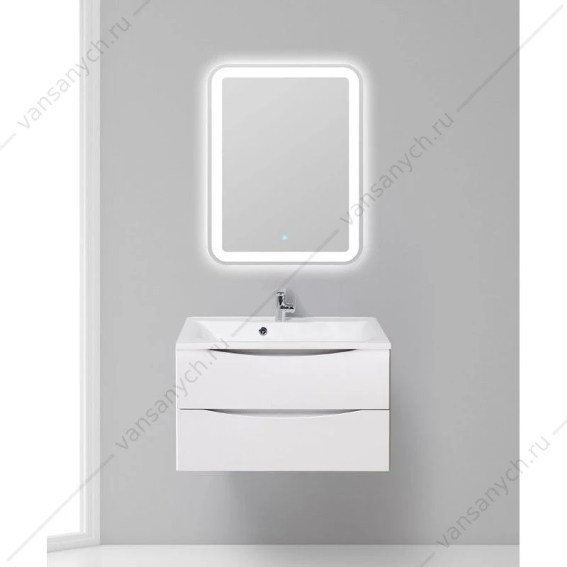 Тумба под раковину 80см BelBagno MARINO, Bianco Opaco, MARINO-800-2C-SO-BO-P