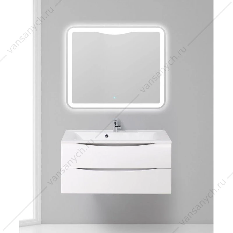 Тумба под раковину 100см BelBagno MARINO, Bianco Lucido, MARINO-1000-2C-SO-BL-P