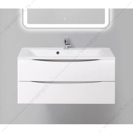 Тумба под раковину 100см BelBagno MARINO, Bianco Lucido, MARINO-1000-2C-SO-BL-P