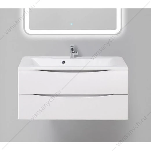 Тумба под раковину 100см BelBagno MARINO, Bianco Opaco, MARINO-1000-2C-SO-BO-P