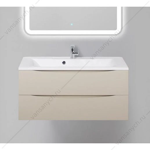 Тумба под раковину 100см BelBagno MARINO, Crema Opaco, MARINO-1000-2C-SO-CO-P