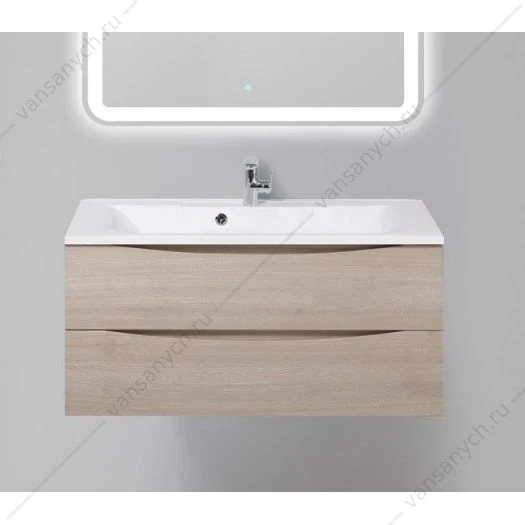 Тумба под раковину 100см BelBagno MARINO, Rovere Grigio, MARINO-1000-2C-SO-RG-P