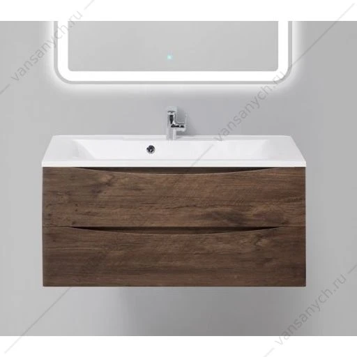 Тумба под раковину 100см BelBagno MARINO, Rovere Moro, MARINO-1000-2C-SO-RW-P