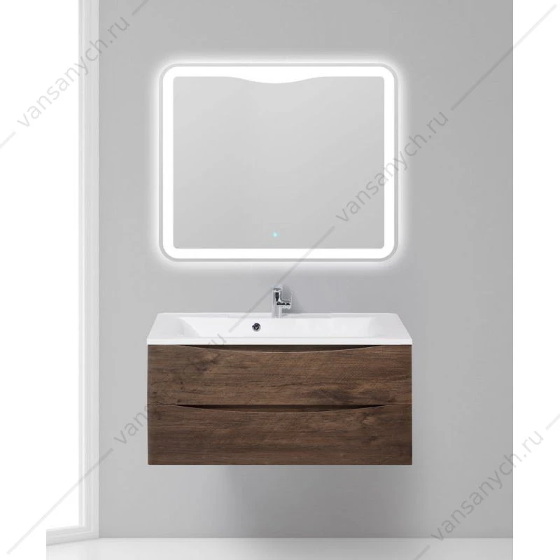 Тумба под раковину 100см BelBagno MARINO, Rovere Moro, MARINO-1000-2C-SO-RW-P