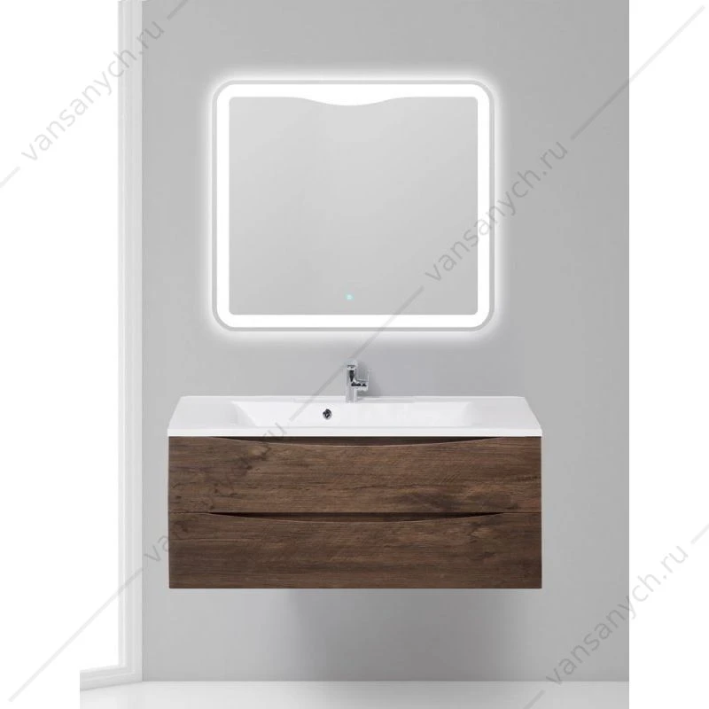 Тумба под раковину 110 см BelBagno MARINO, Rovere Moro, MARINO-1100-2C-SO-RW-P