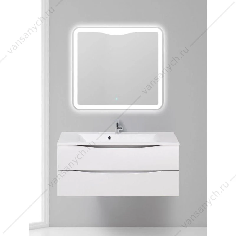 Тумба под раковину 110 см BelBagno MARINO, Bianco Opaco, MARINO-1100-2C-SO-BO-P
