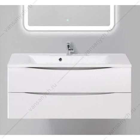 Тумба под раковину 110 см BelBagno MARINO, Bianco Opaco, MARINO-1100-2C-SO-BO-P