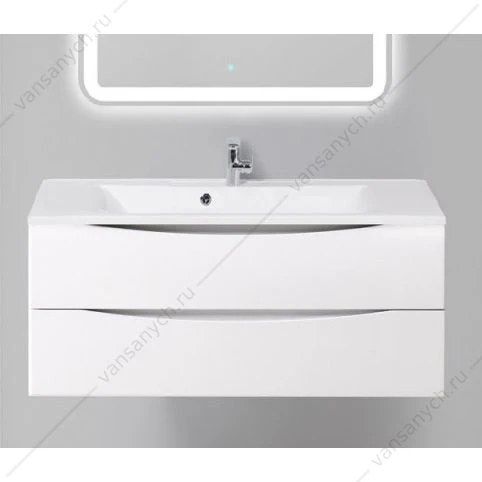 Тумба под раковину 110 см BelBagno MARINO, Bianco Lucido, MARINO-1100-2C-SO-BL-P