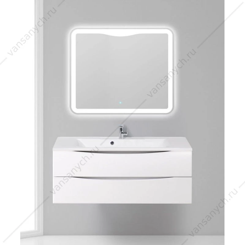 Тумба под раковину 120см BelBagno MARINO, Bianco Lucido, MARINO-1200-2C-SO-BL-P