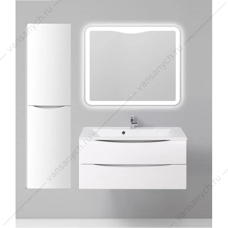 Пенал 40см BelBagno MARINO, ЛЕВЫЙ, Bianco Opaco, FLY-MARINO-1500-2A-SC-BO-P-L