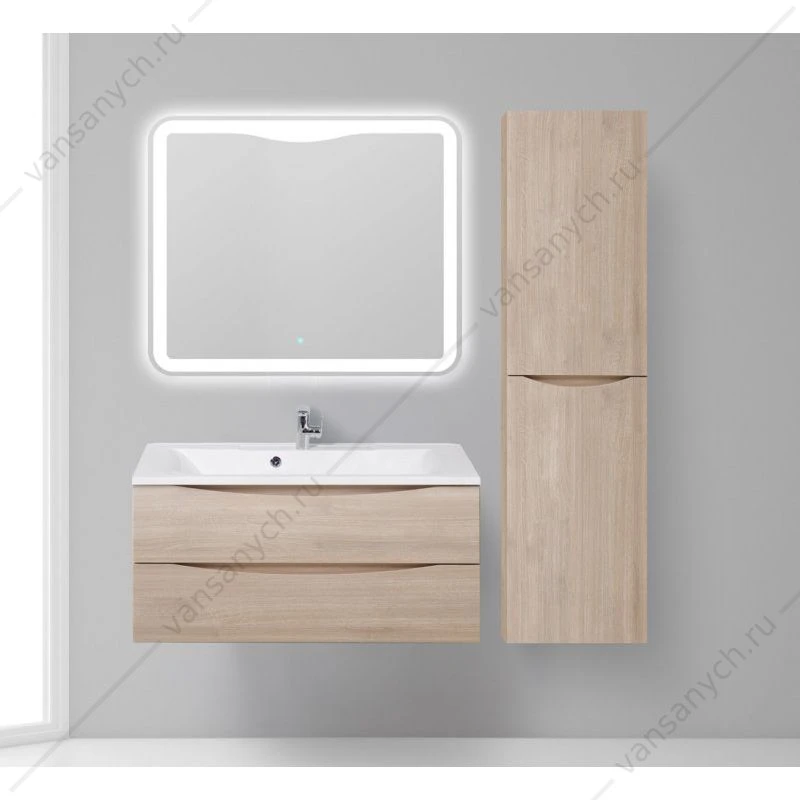 Пенал 40см BelBagno MARINO, ПРАВЫЙ, Rovere Grigio, FLY-MARINO-1500-2A-SC-RG-P-R