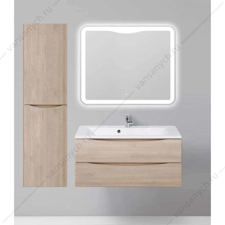 Пенал 40см BelBagno MARINO, ЛЕВЫЙ, Rovere Grigio, FLY-MARINO-1500-2A-SC-RG-P-L