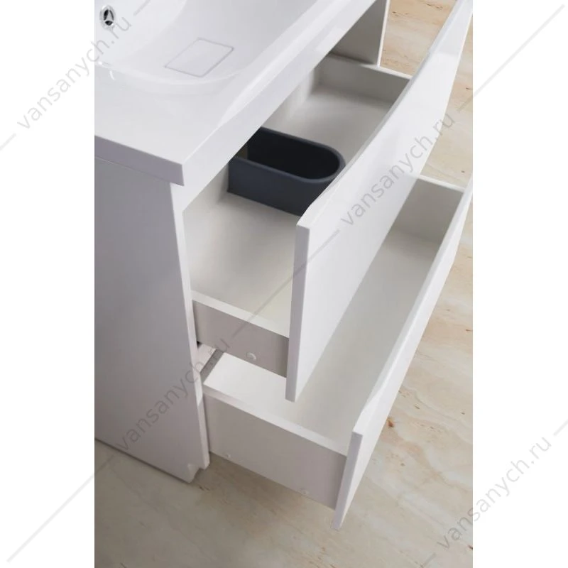 Тумба под раковину 100см BelBagno MARINO напольная, Bianco Lucido, MARINO-1000-2C-PIA-BL-P
