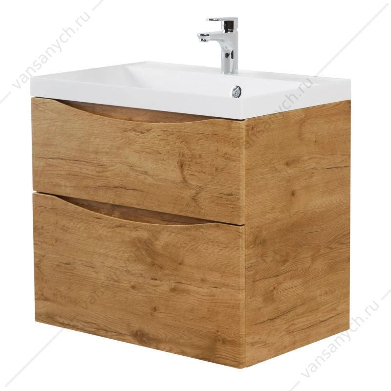 Тумба под раковину 60см BelBagno MARINO-H60, Rovere Nature, MARINO-H60-600-2C-SO-RN-P