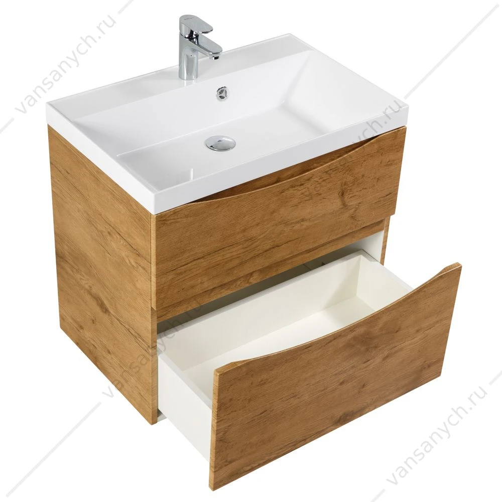 Тумба под раковину 60см BelBagno MARINO-H60, Rovere Nature, MARINO-H60-600-2C-SO-RN-P