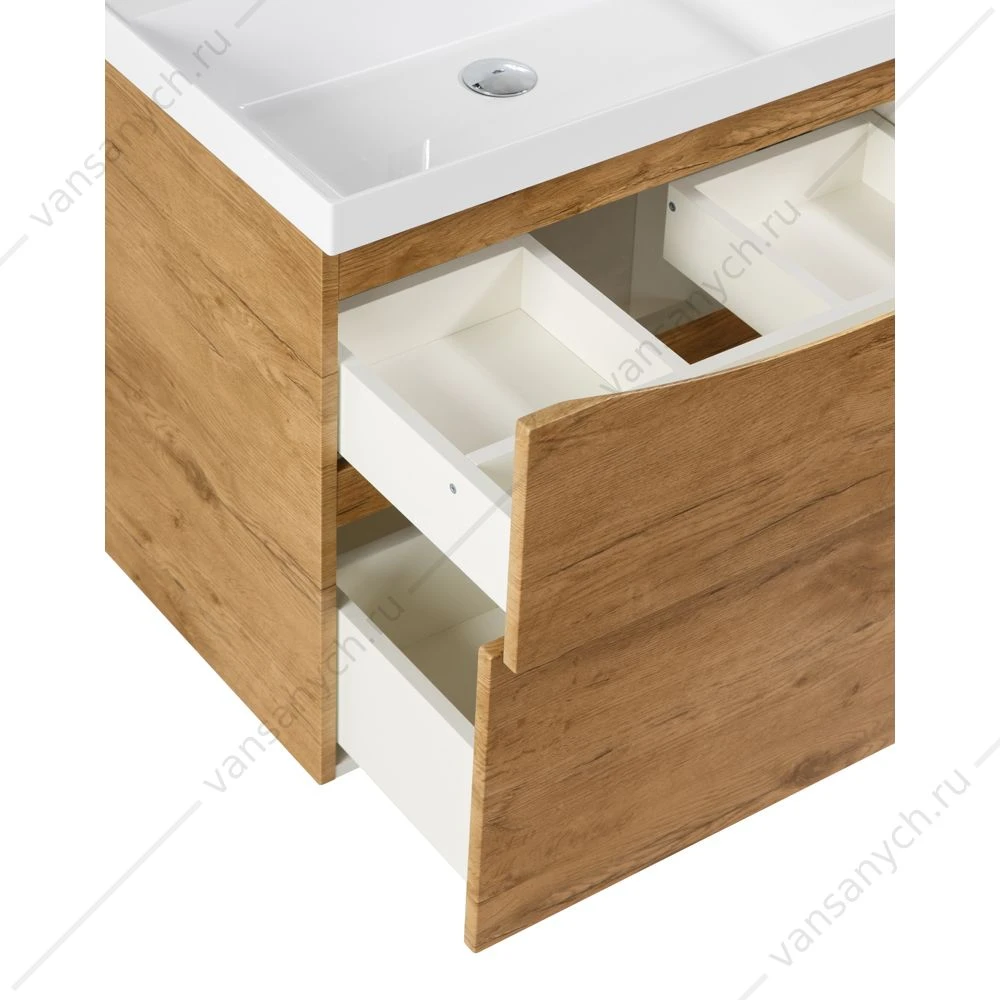 Тумба под раковину 60см BelBagno MARINO-H60, Rovere Nature, MARINO-H60-600-2C-SO-RN-P