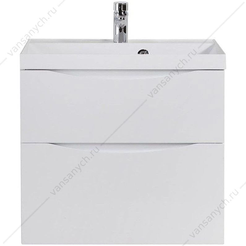 Тумба под раковину 70см BelBagno MARINO-H60, Bianco Lucido, MARINO-H60-700-2C-SO-BL-P