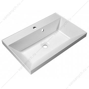 Раковина из литьевого мрамора 70см BelBagno, белый, BB700/450-LV-MR-AST