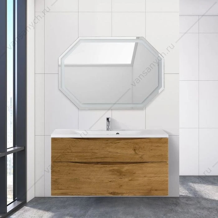 Тумба под раковину 120см BelBagno MARINO-H60, Rovere Nature, MARINO-H60-1200-2C-SO-RN-P