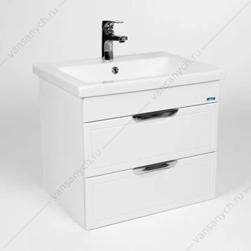 Тумба Лима COMO 60 2 ящика подвесная VLIM60CO-T2YP с рак. COMO 60