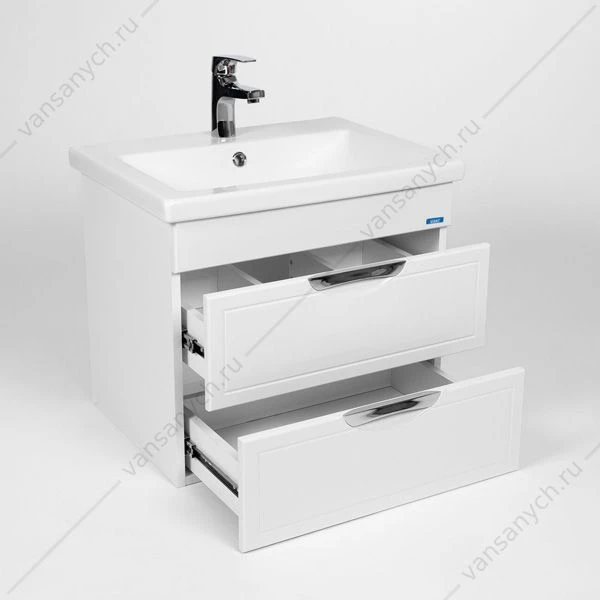 Тумба Лима COMO 60 2 ящика подвесная VLIM60CO-T2YP с рак. COMO 60