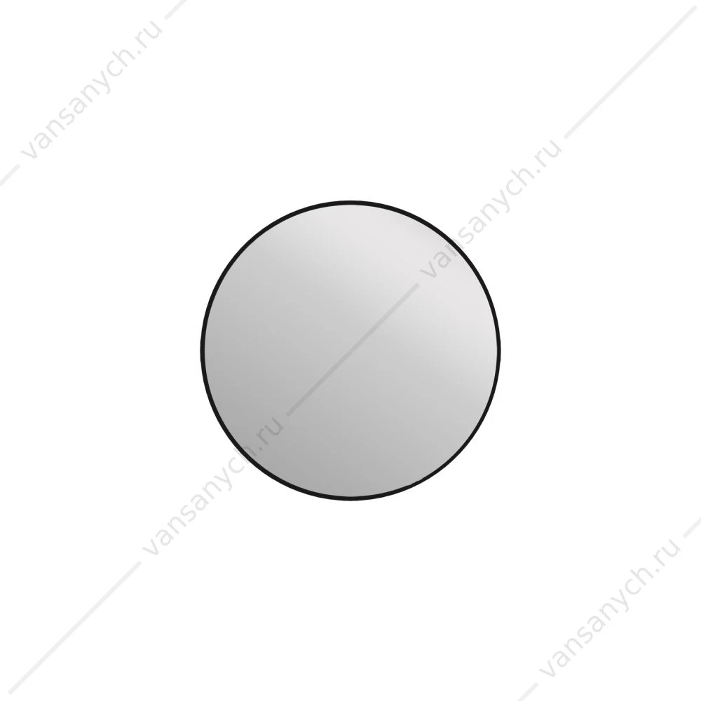 Зеркало ECLIPSE smart 60x60 с подсветкой круглое в черной рамке, А64146