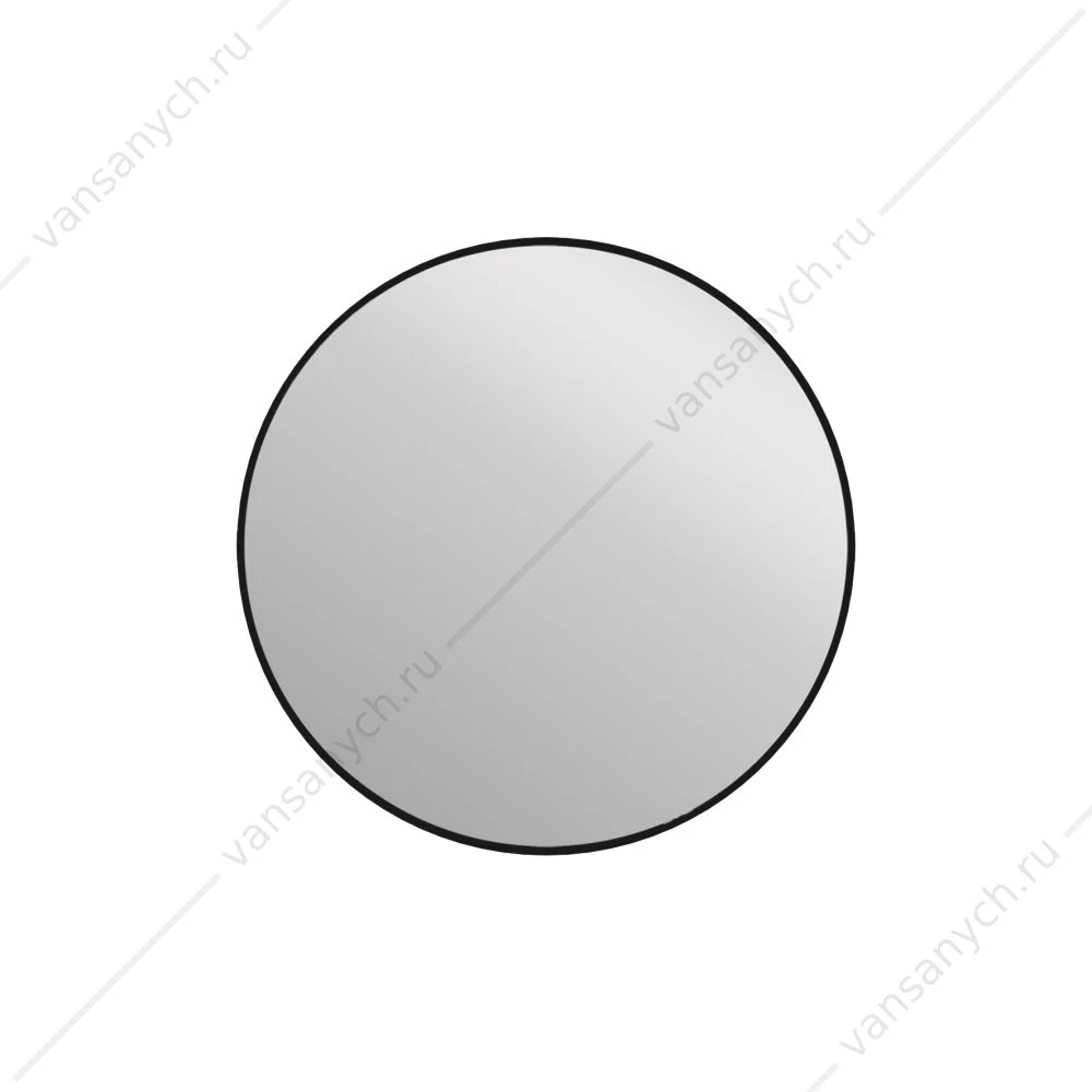 Зеркало ECLIPSE smart 80x80 с подсветкой круглое в черной рамке, А64147