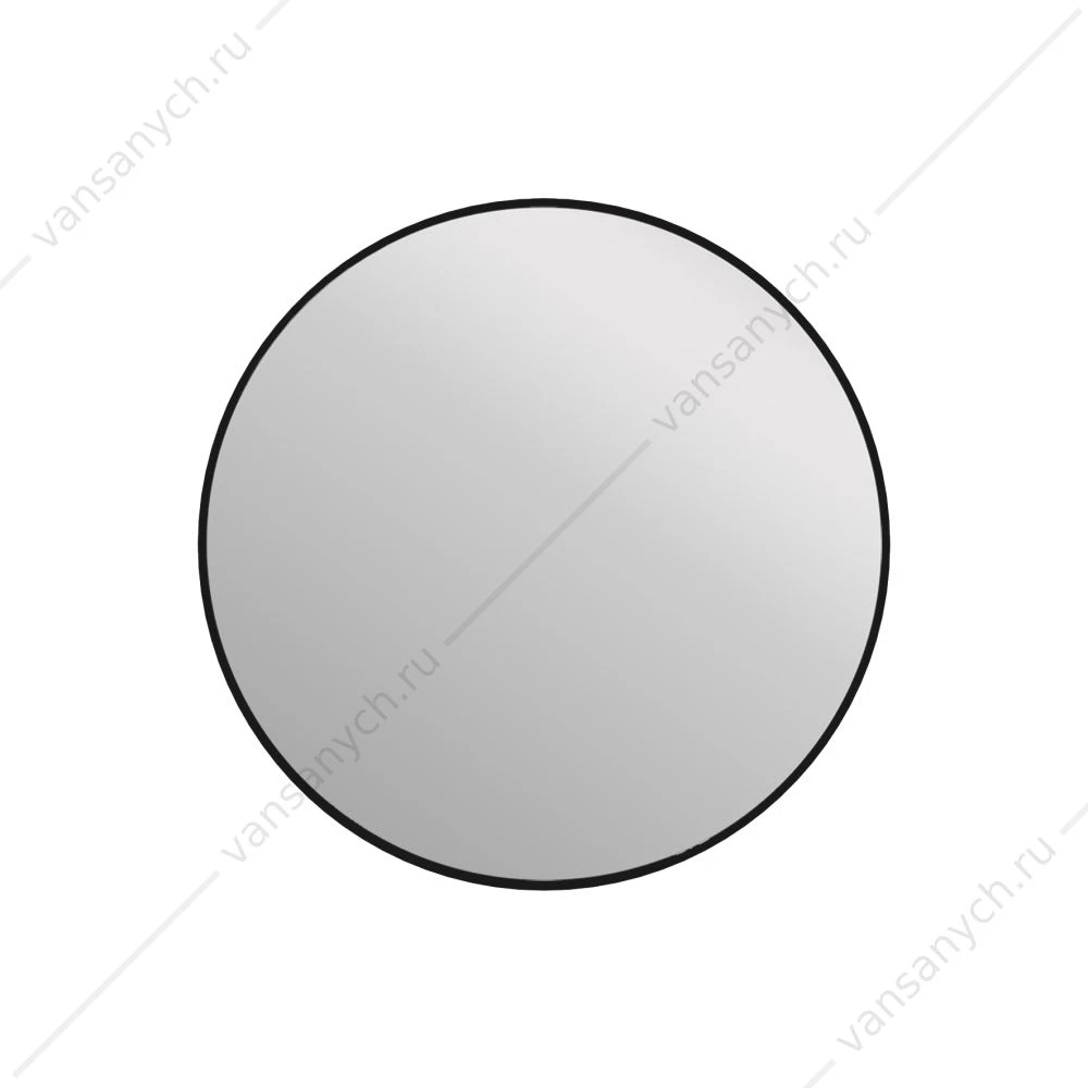 Зеркало ECLIPSE smart 90x90 с подсветкой круглое в черной рамке, А64148