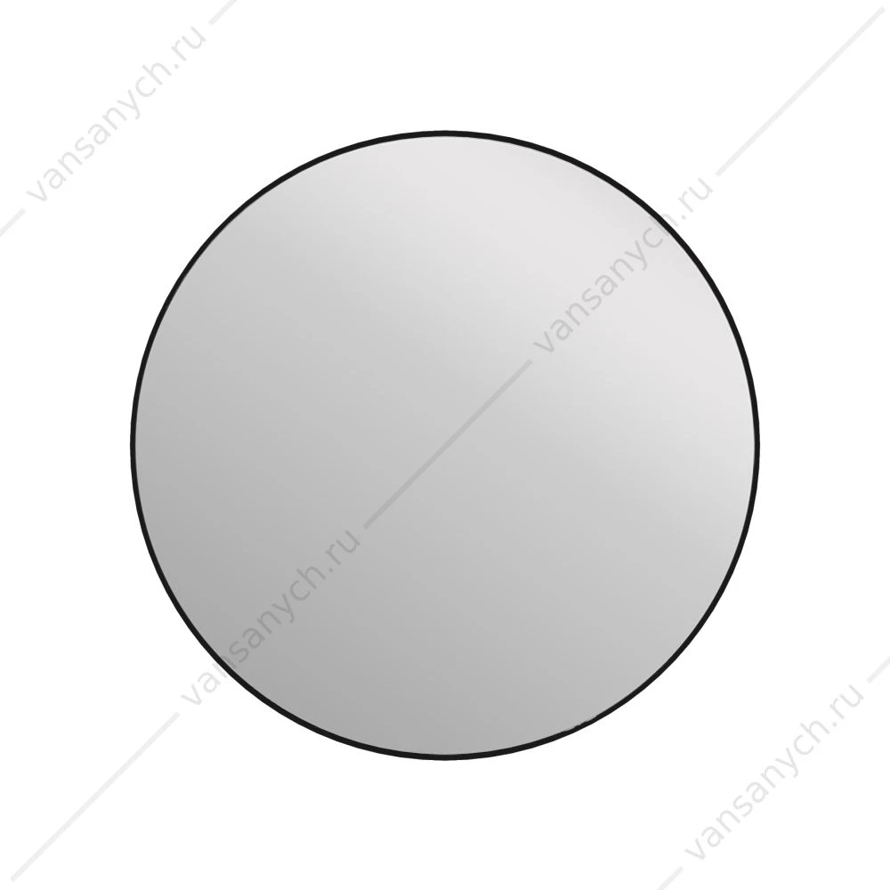Зеркало ECLIPSE smart 100x100 с подсветкой круглое в черной рамке, А64149
