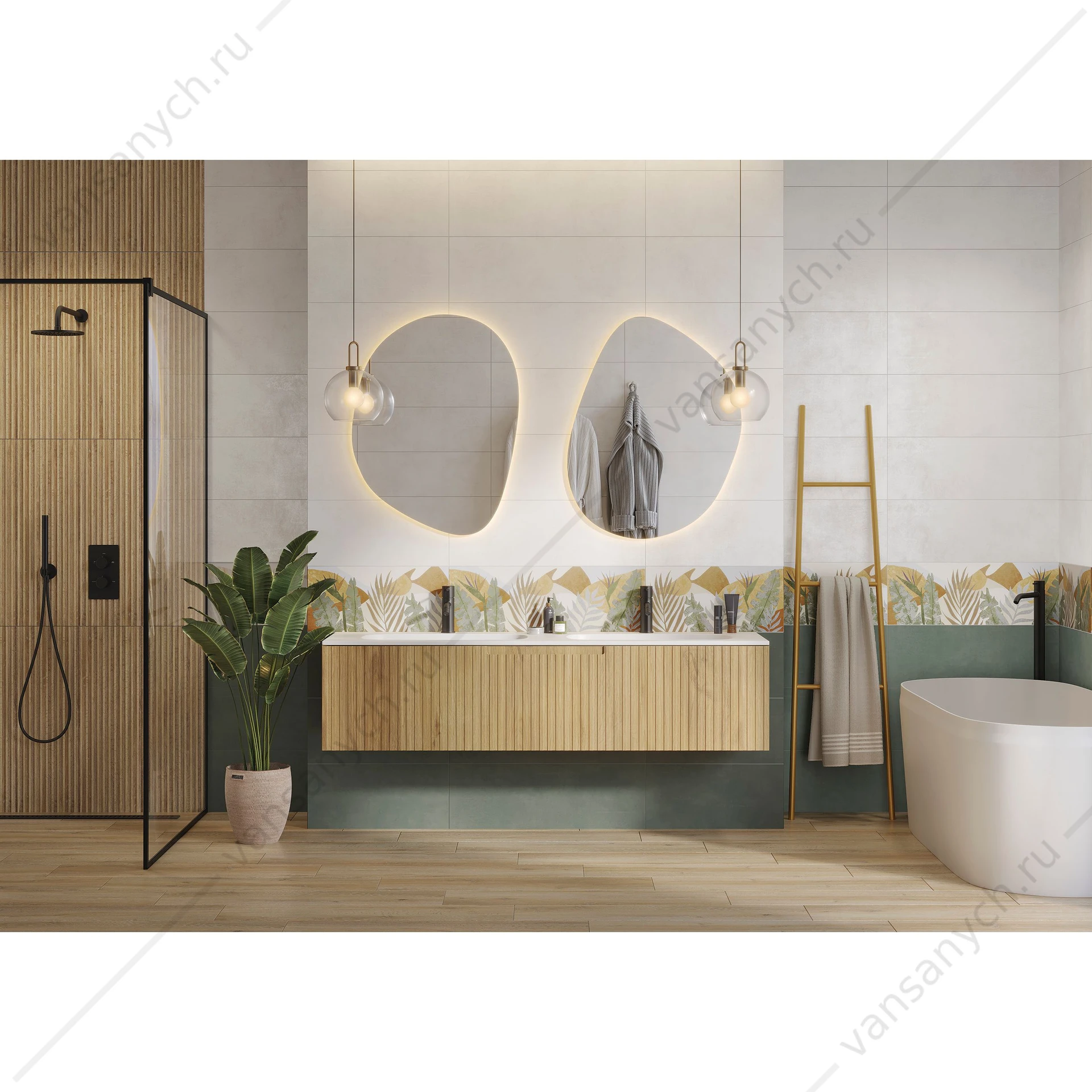 Зеркало ECLIPSE smart 76x90 с подсветкой органик, А64152